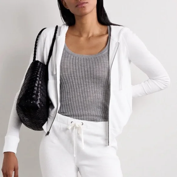 NEW James Perse Vintage French Terry Zip Up Hoodie - Picture 3 of 14